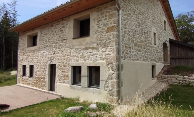 Rénovation ferme a LAMOURA , Bourg-en-Bresse, LS Façade